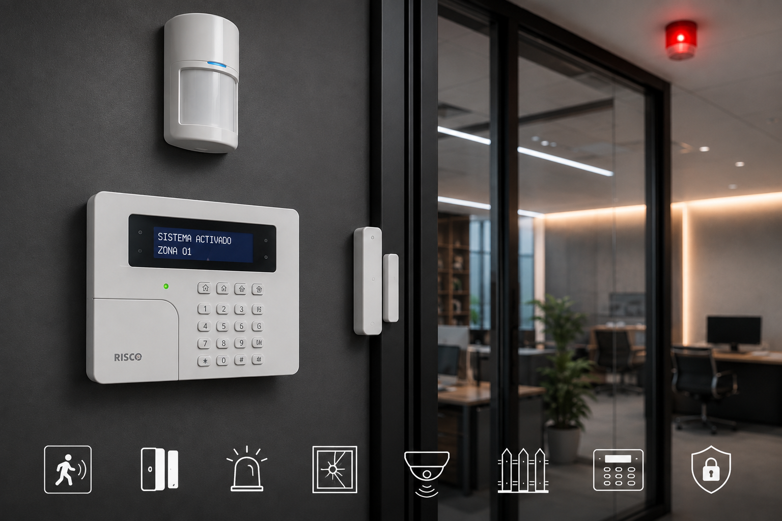 Sistema de alarmas de intrusión